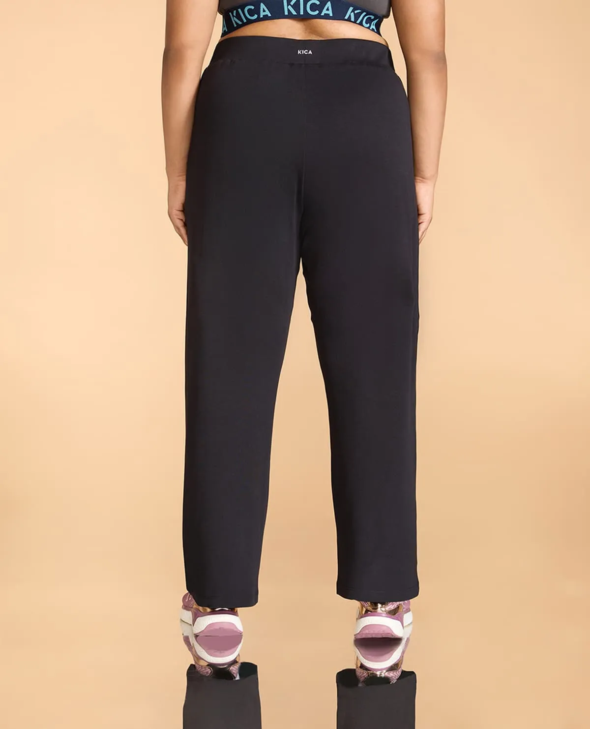 Odor Control Technology Women Cotton Straight Pants