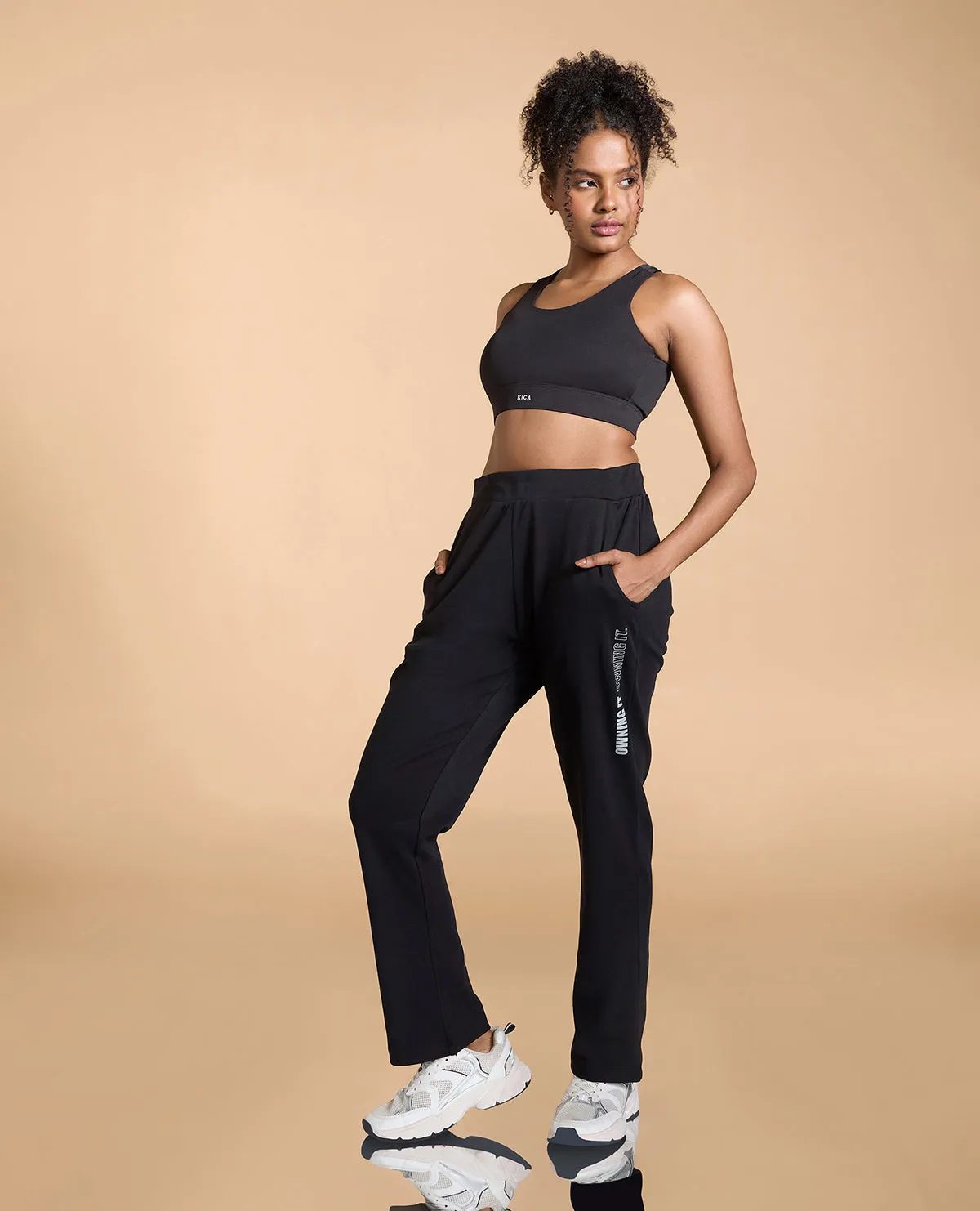 Urban Fit Daily Motion Women Cotton Straight Pants