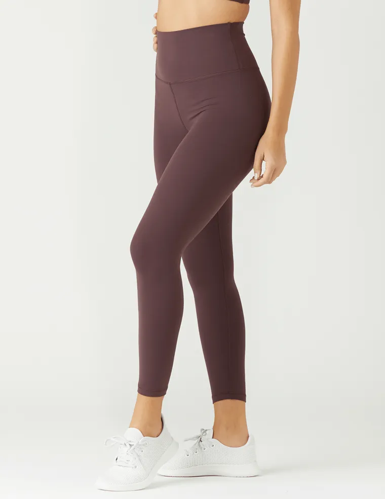 Moisture Wicking Active Lifestyle Glyder Pure 7/8 Legging - Deep Plum