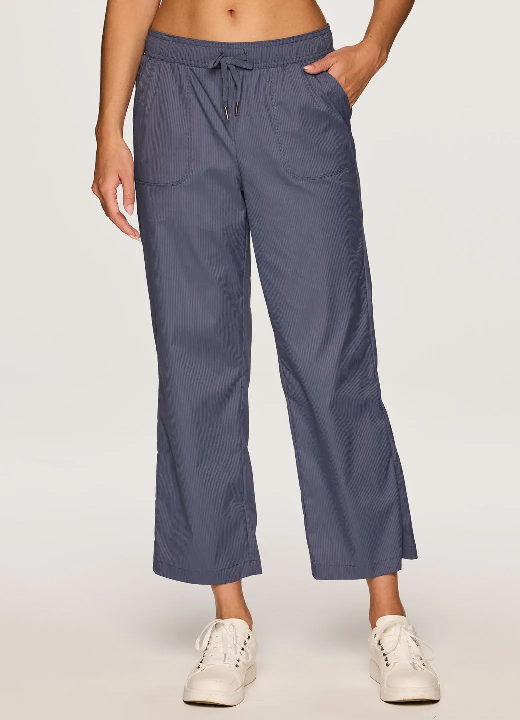 Birdie Textured Ankle Pant Wrinkle-Resistant