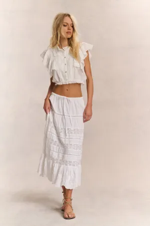 High low hem quick dry Donna Heritage Midi Skirt