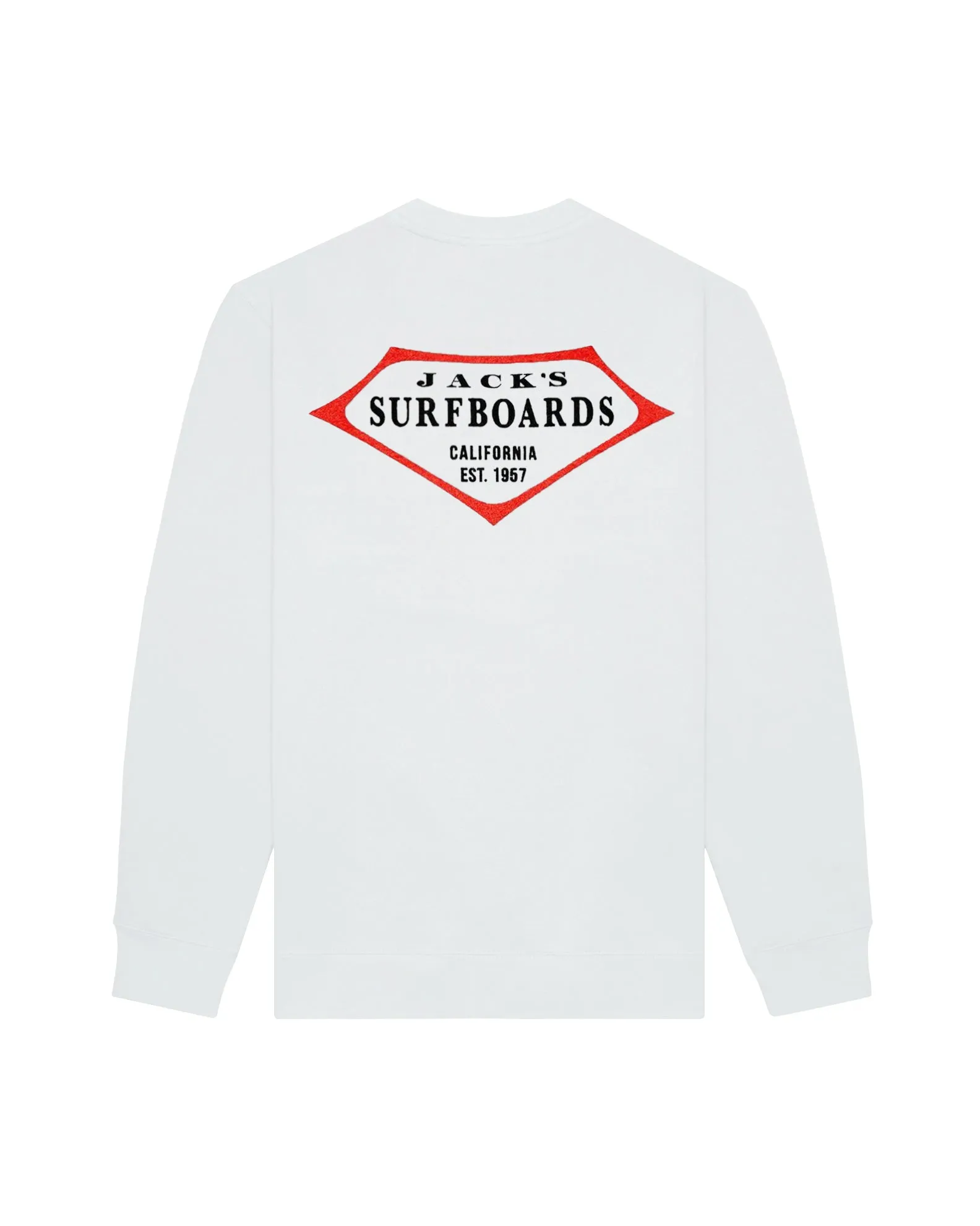 Women's Retro Lam Summer Series Crewneck Sweatshirt - White product luxury factor product buckle functionality