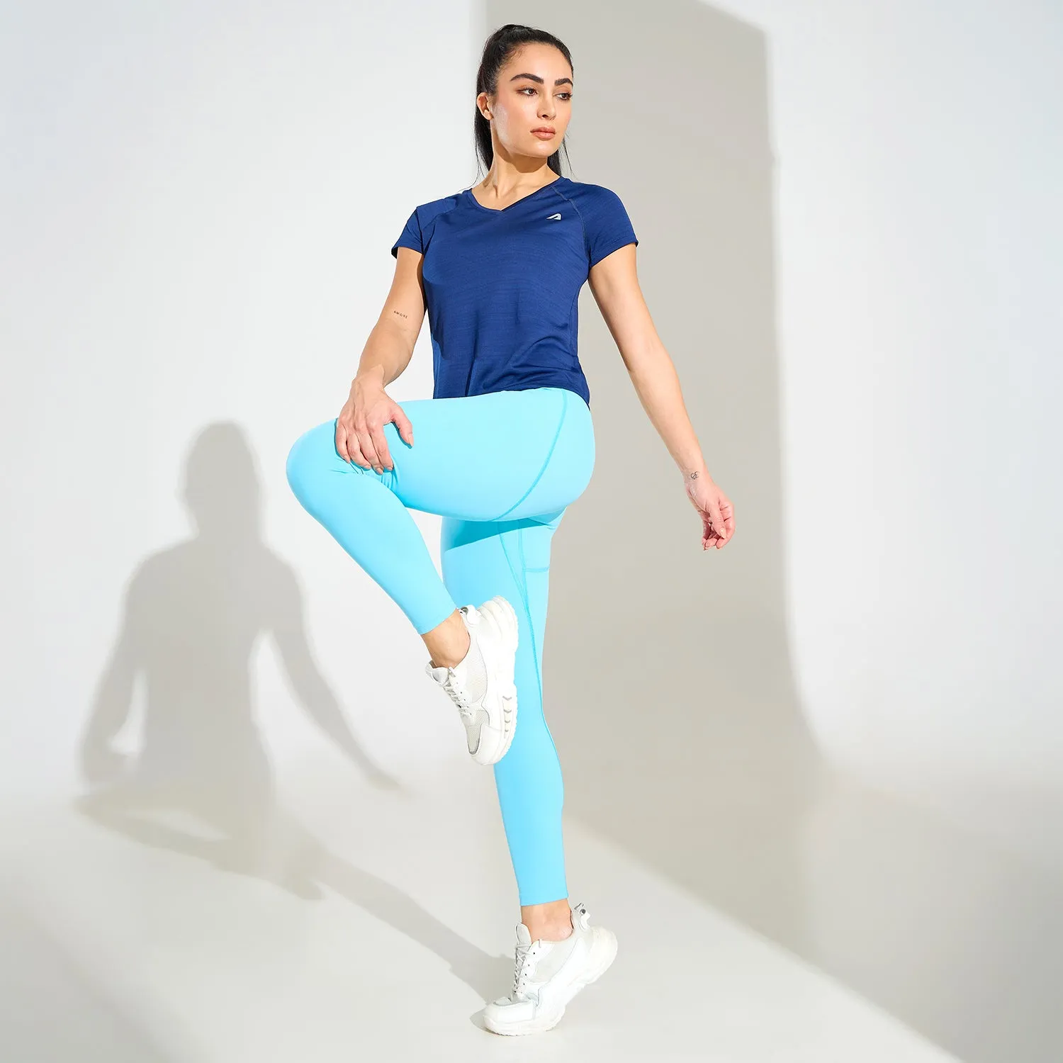 Soft Touch For Men Womens Limitless Leggings - Light Blue