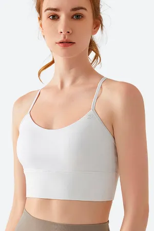 FlexiFit Sports Bra (White) Small