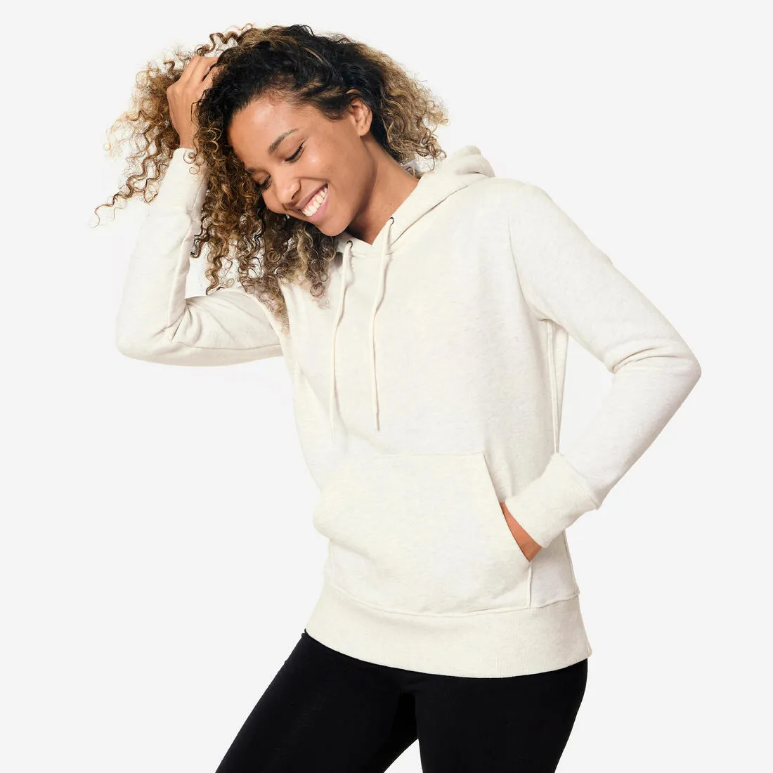 Cozy Vibe Versatile Jacket Sudadera fitness con capucha Mujer Domyos 500