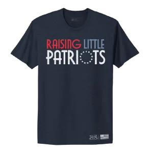 Light Layer Bold and Comfortable Women's Raising Little Patriots Boyfriend Fit T-Shirt - Midnight Navy
