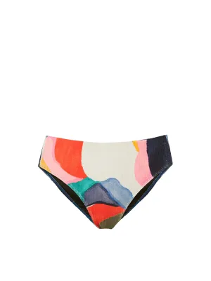 Classic Midrise Bottom In Carta Colorblock Texture Ergonomic Contour Design