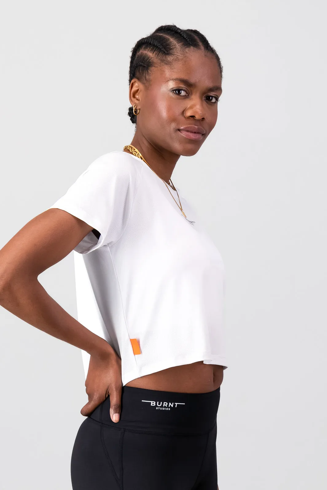 Essential Flow Tee - White Beachwear