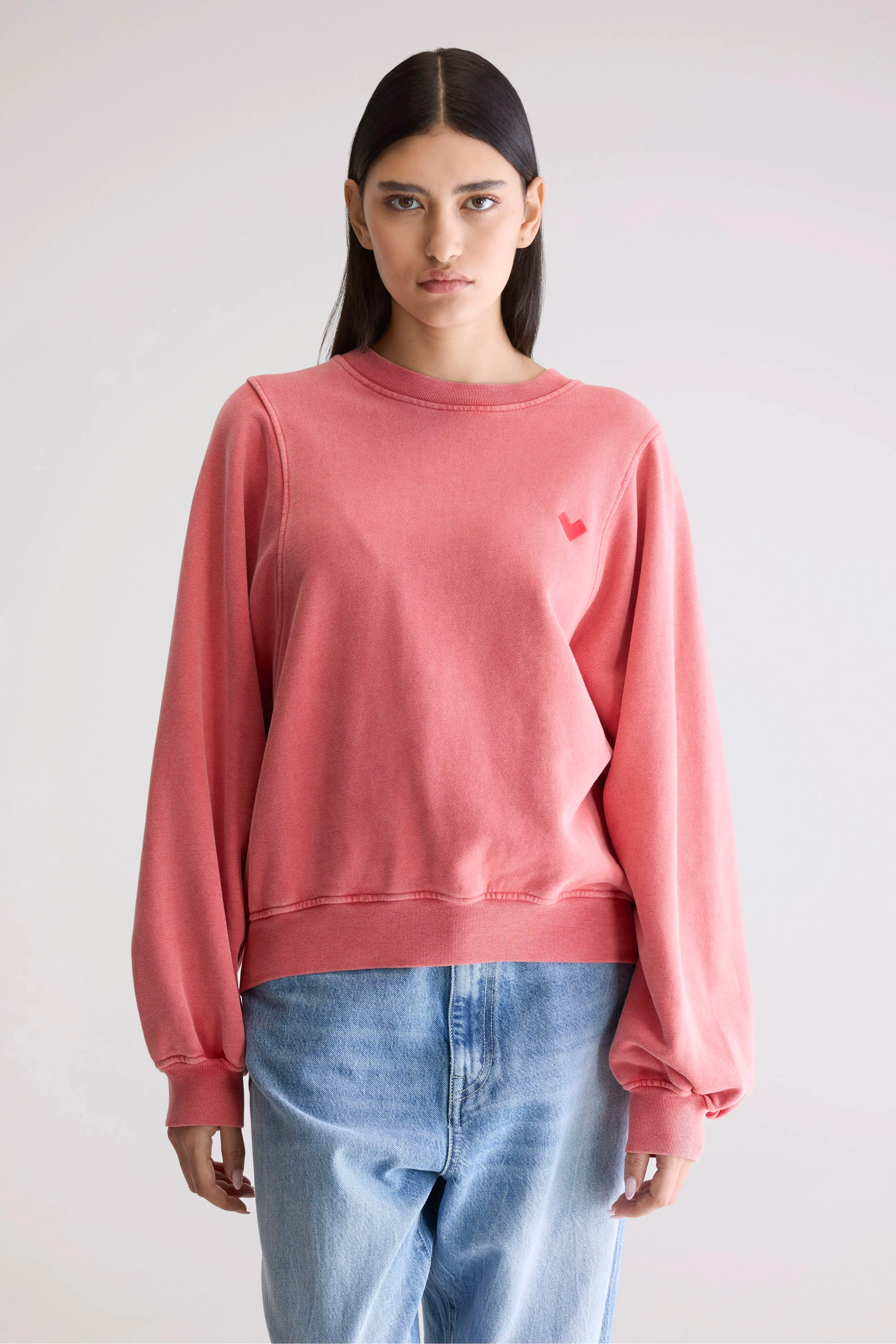 Filosa crewneck sweatshirt (252 / W / SANGUINE) Quality control Easy Care