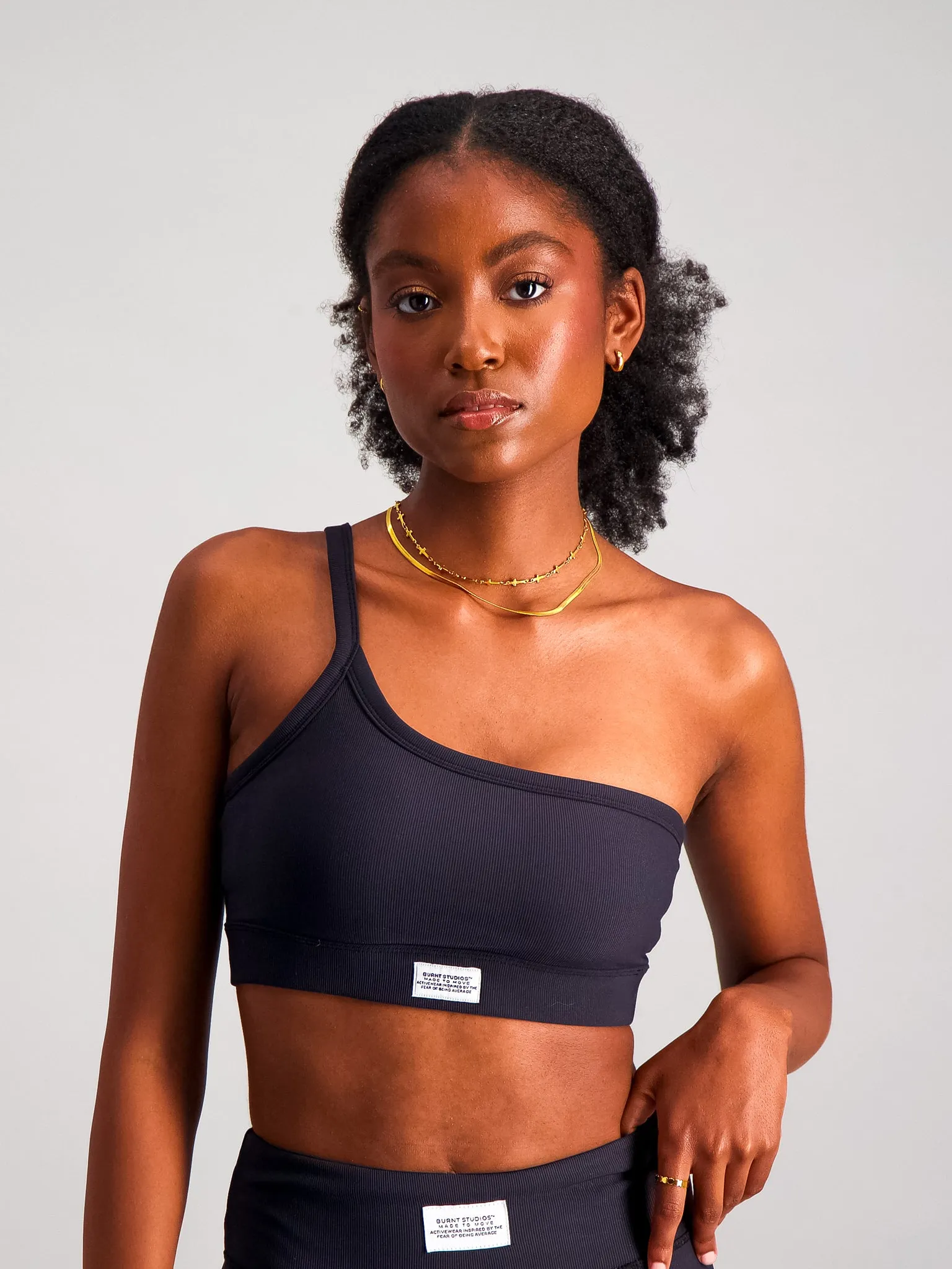 Sienna One Shoulder Bra Elegant sports apparel