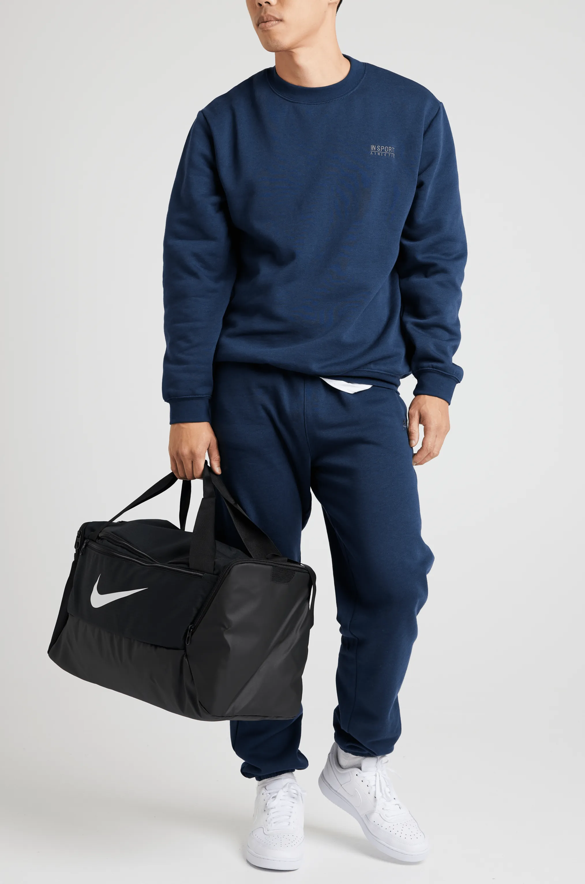 product gym readiness Insport Unisex Alaska Navy Crew Sweatshirt
