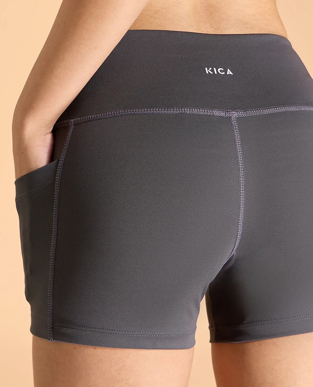 High Waisted Second SKN Booty Shorts Lightweight Fabric