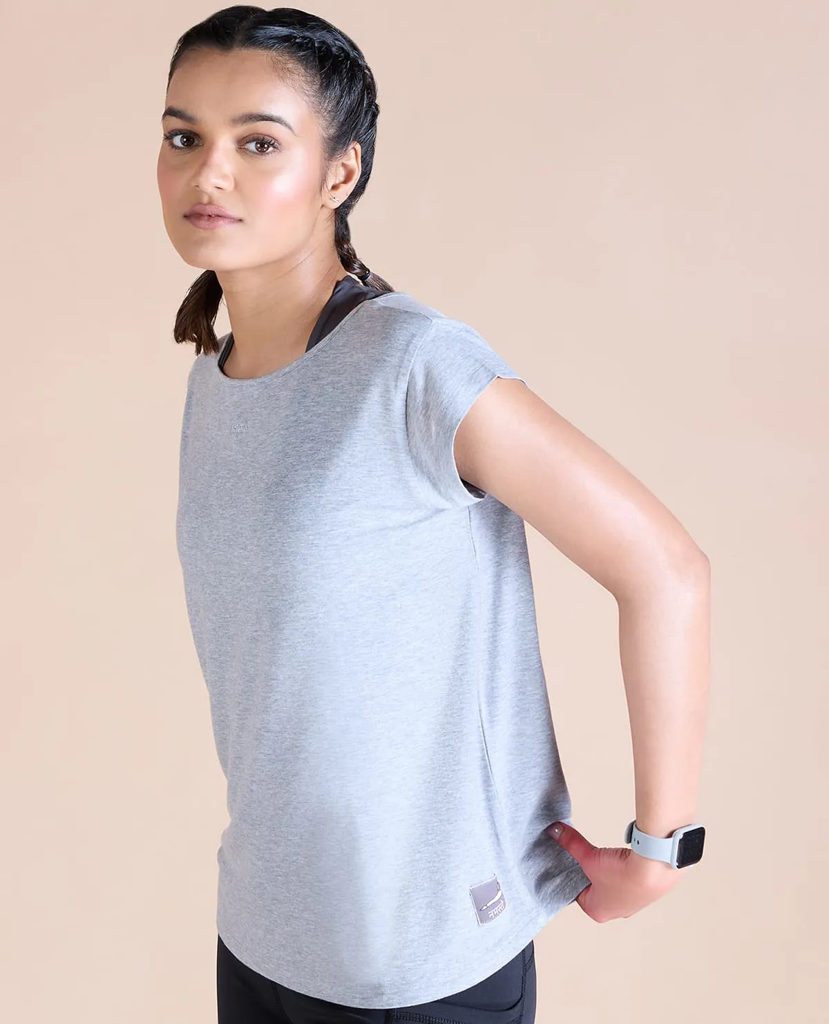 Outdoor Look Ease In Tencel Top With Back Keyhole