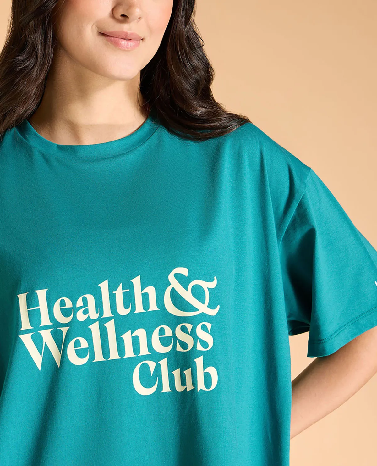 Simple Layer Cotton Oversized Printed Graphic Tshirt