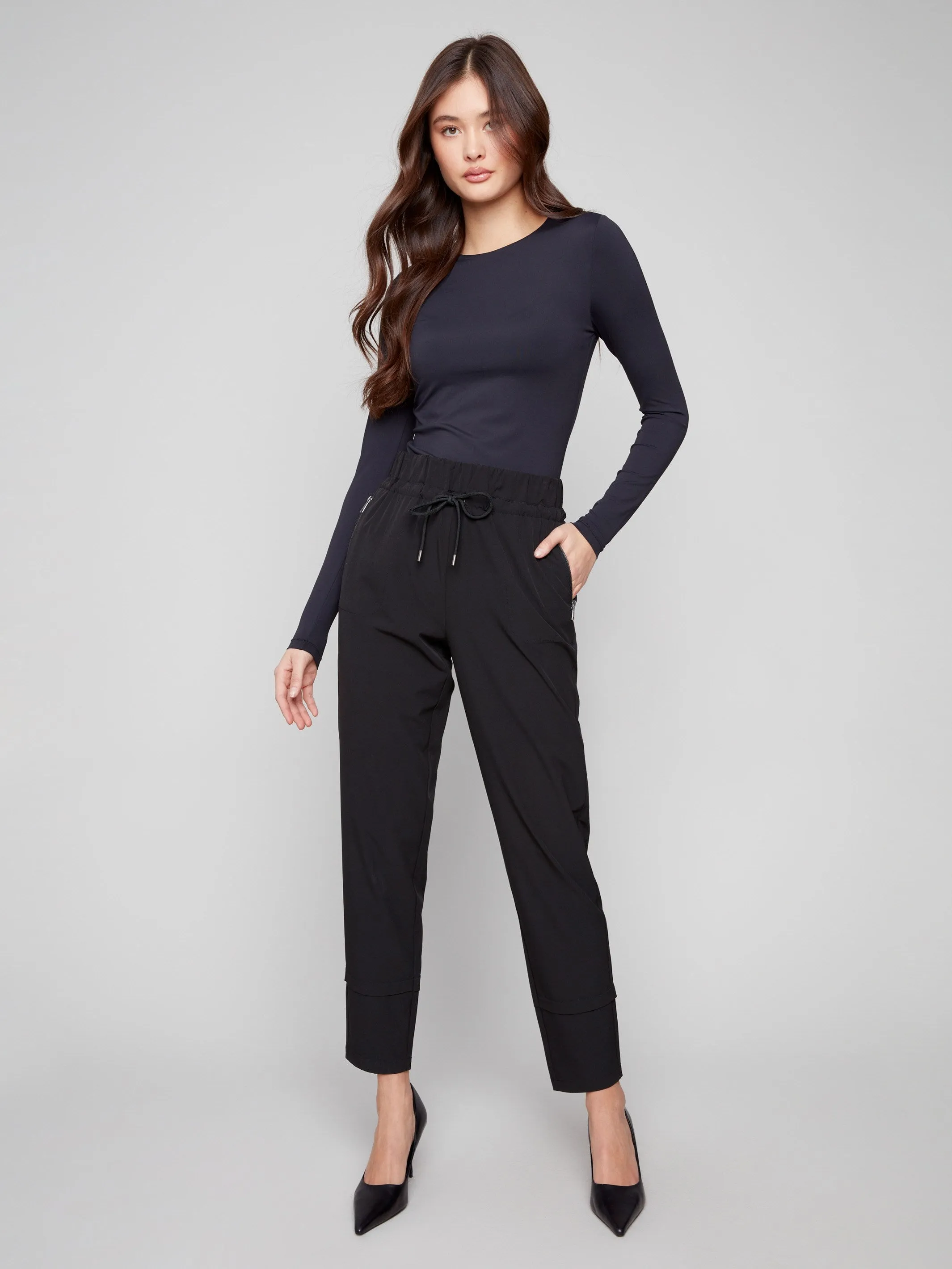 Cozy Touch Techno Pants - Black
