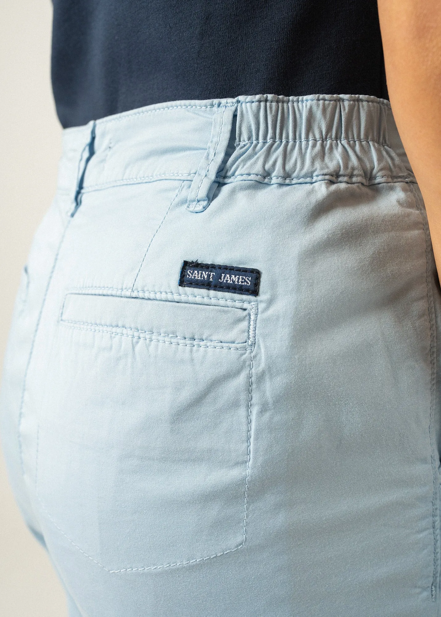 Marinette three quarter pants - in cotton twill (CIEL) MoistureWickingMaterial