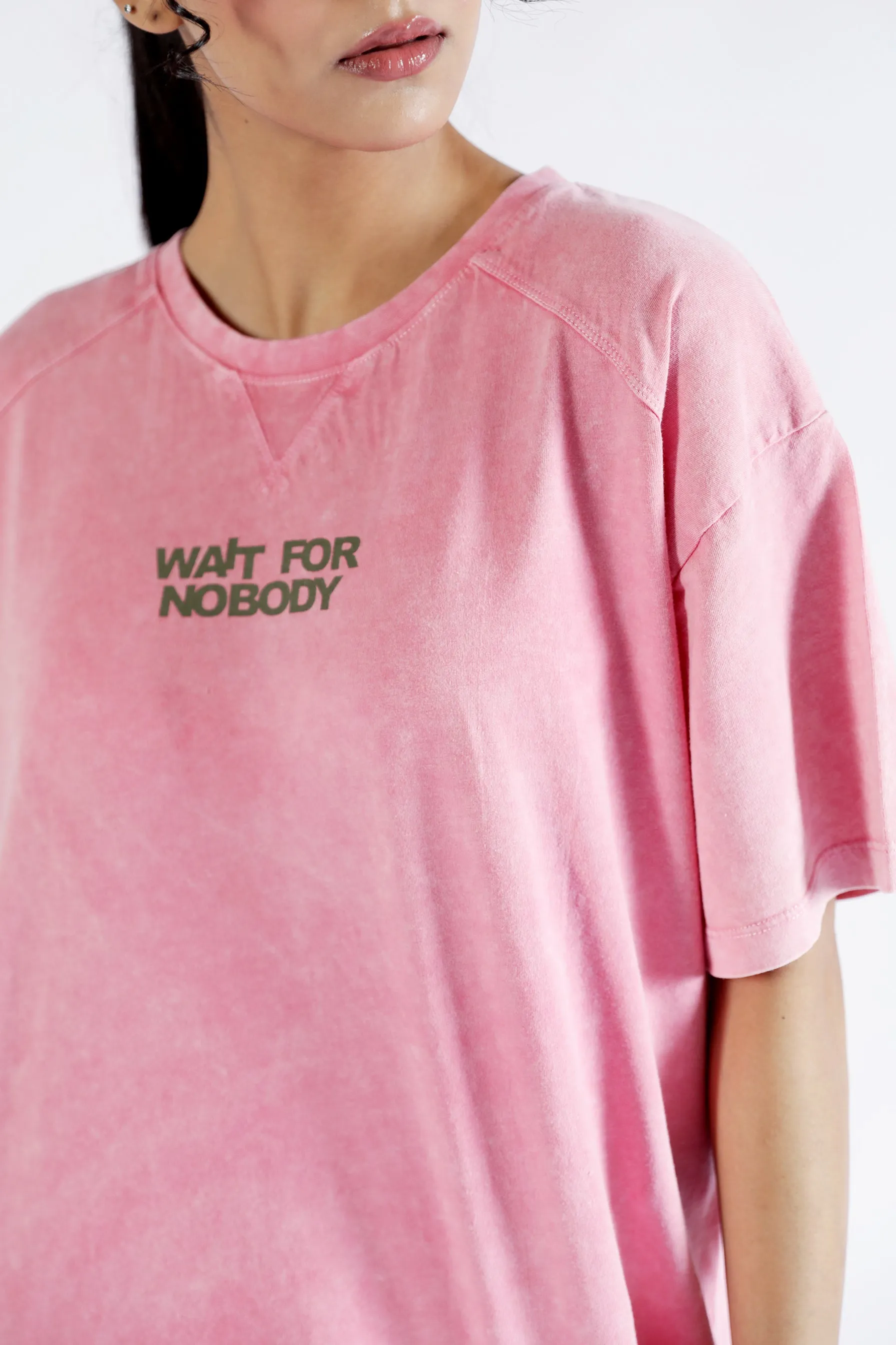 ACID WASHED OVERSIZED TEE EcoConscious Production