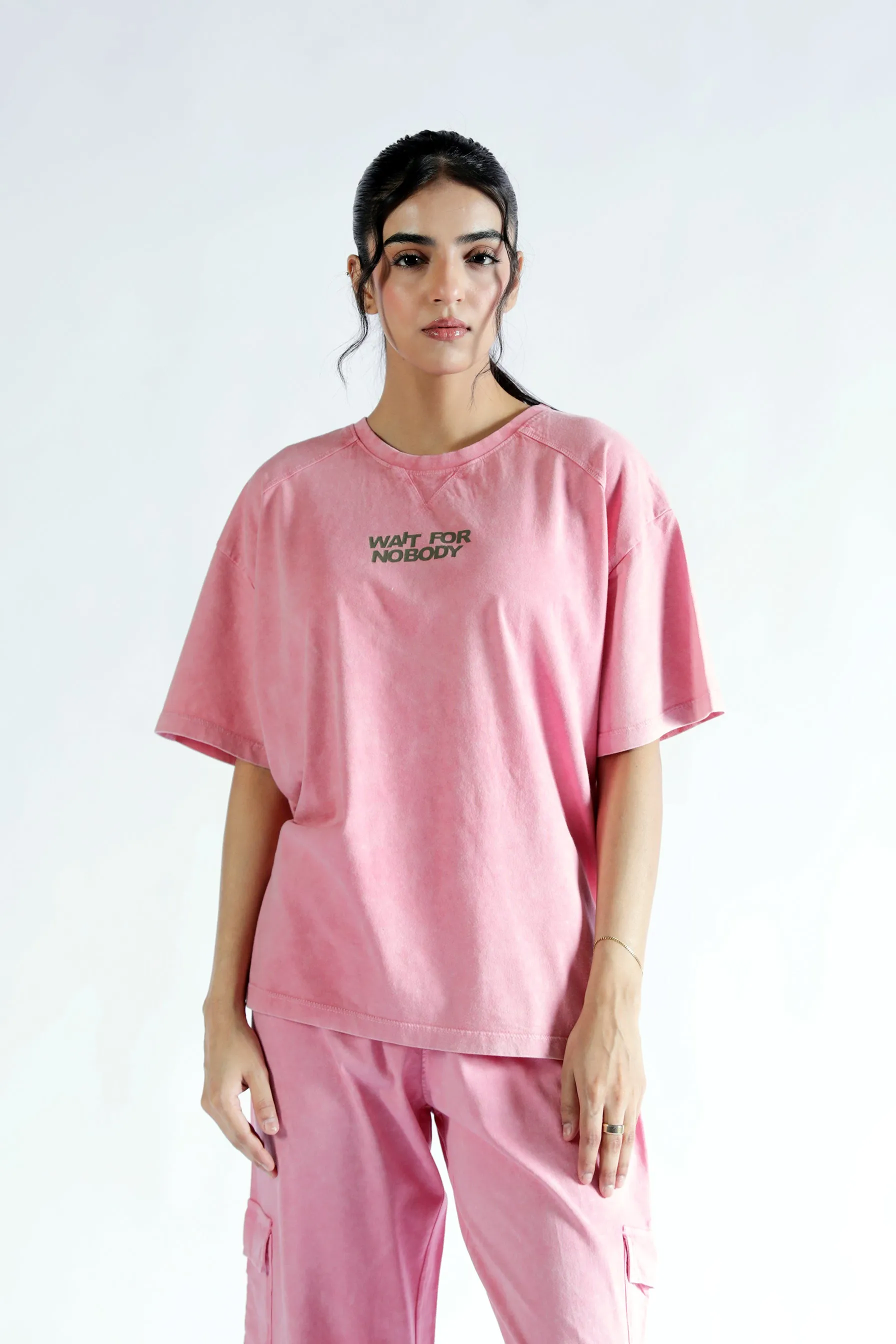 ACID WASHED OVERSIZED TEE Walk Mood Creative Flow