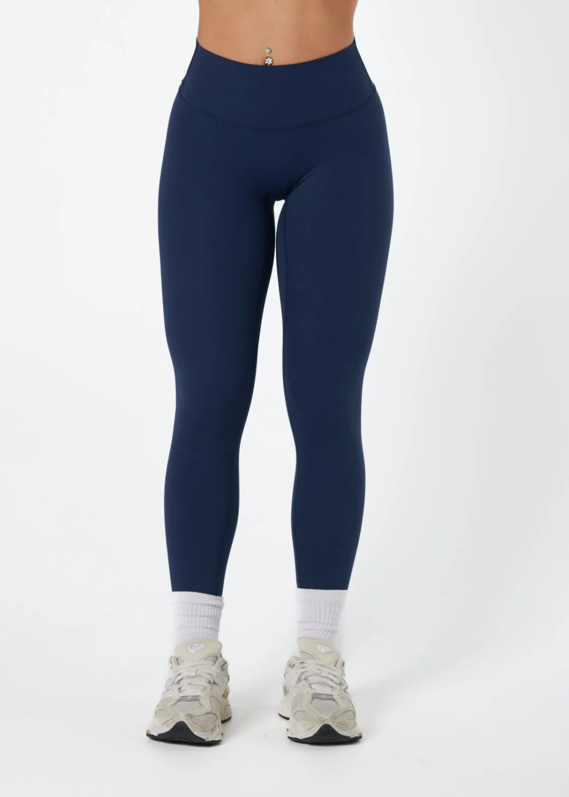Tall Fit Thermal Warm ACTIVE BASIC LEGGINGS - NAVY