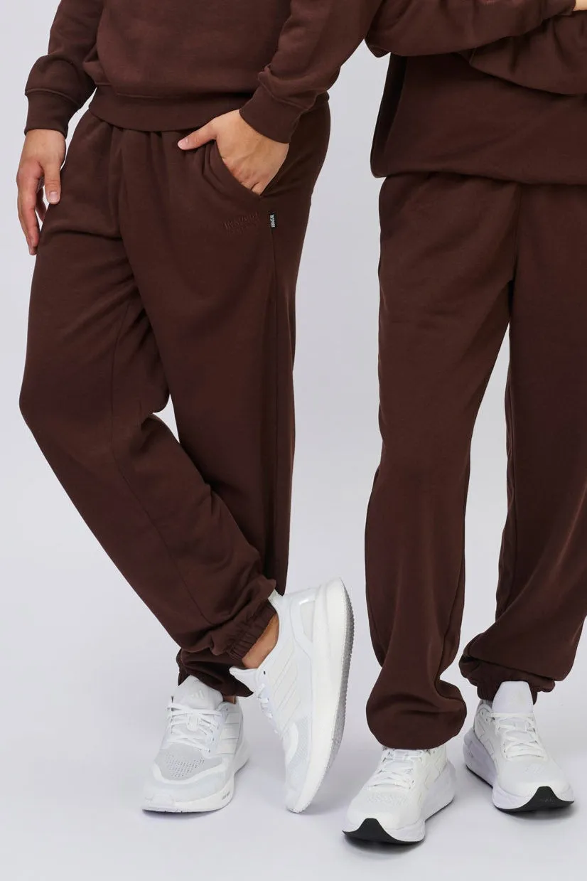 Insport Unisex Alaska Chocolate Elastic Leg Trackpants All Day Comfort Chic Design