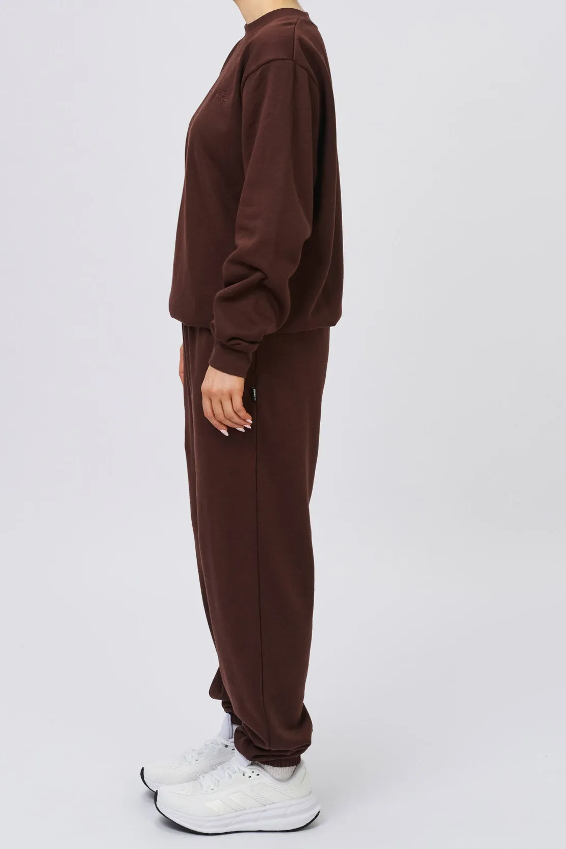 All Purpose Yoga Ready Insport Unisex Alaska Chocolate Elastic Leg Trackpants