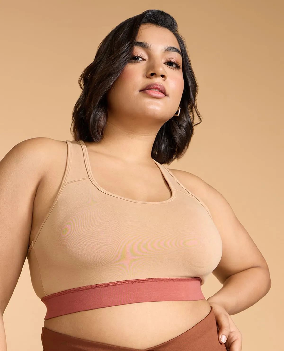 Low Support Cotton Sports Bra Wireless Durable Closure
