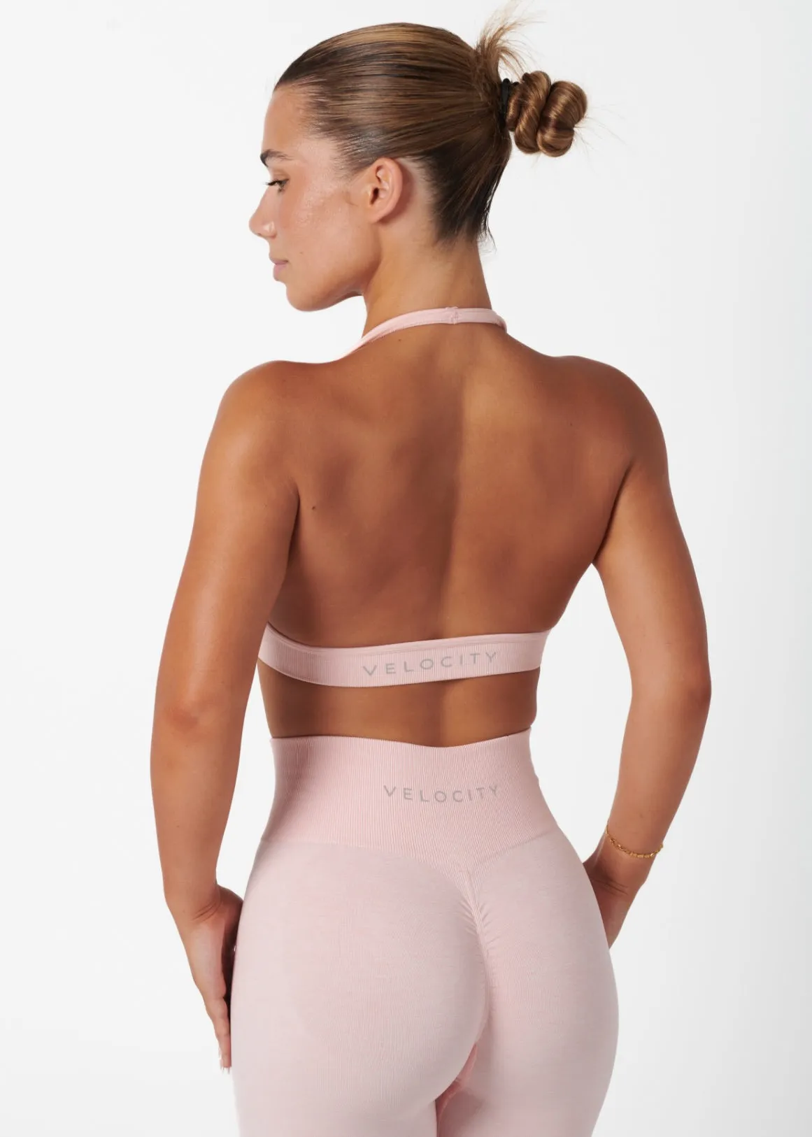 LUXE HALTER - HIMALAYAN Coverstitch floral