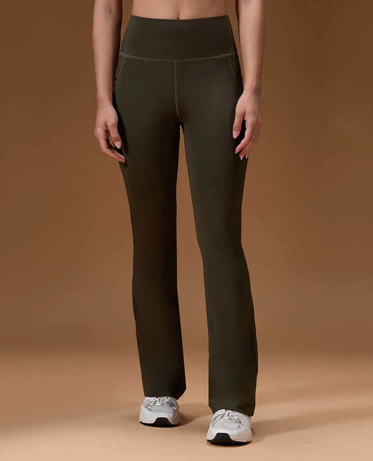 Women Stretchable Flared Pants Flexible Durability Minimal Vibe