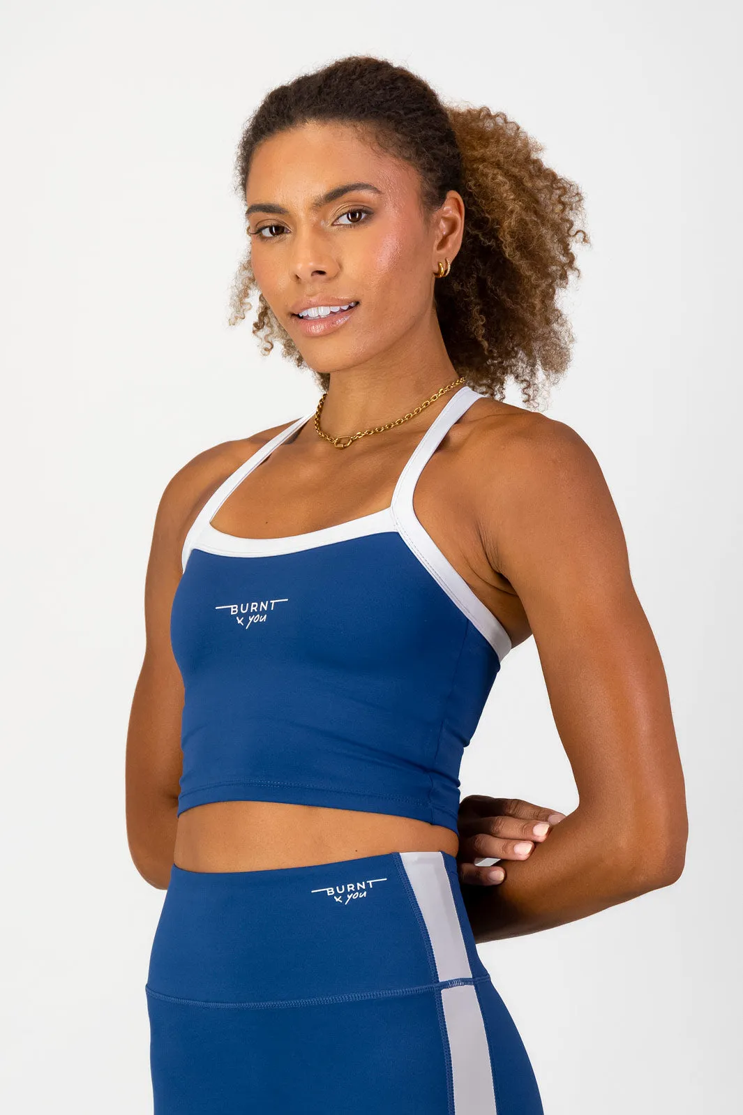 Air Fresh Burnt x You Supportive Tank - Navy