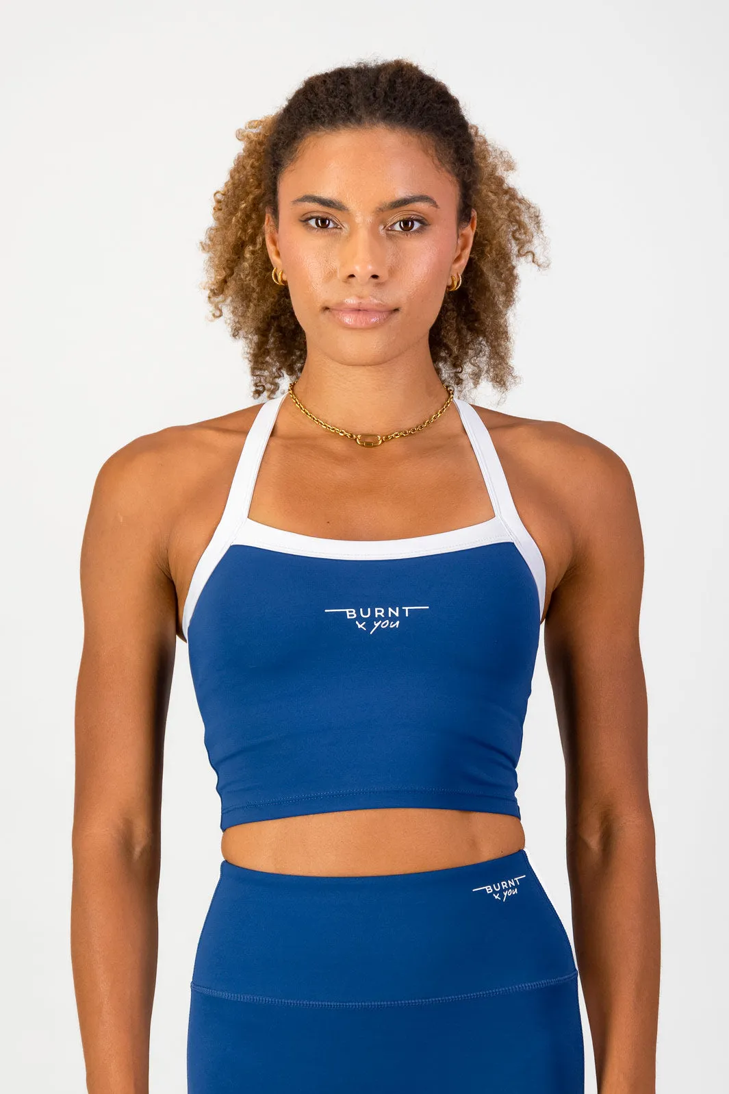 Burnt x You Supportive Tank - Navy Active Wear light feel