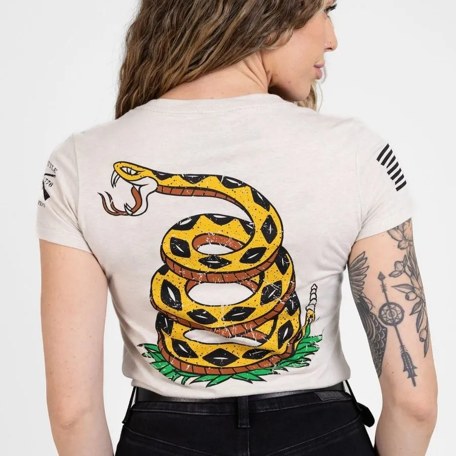 Women's Rattle & Resist V-Neck - Sand Functional Fashion Sustainable Fibers