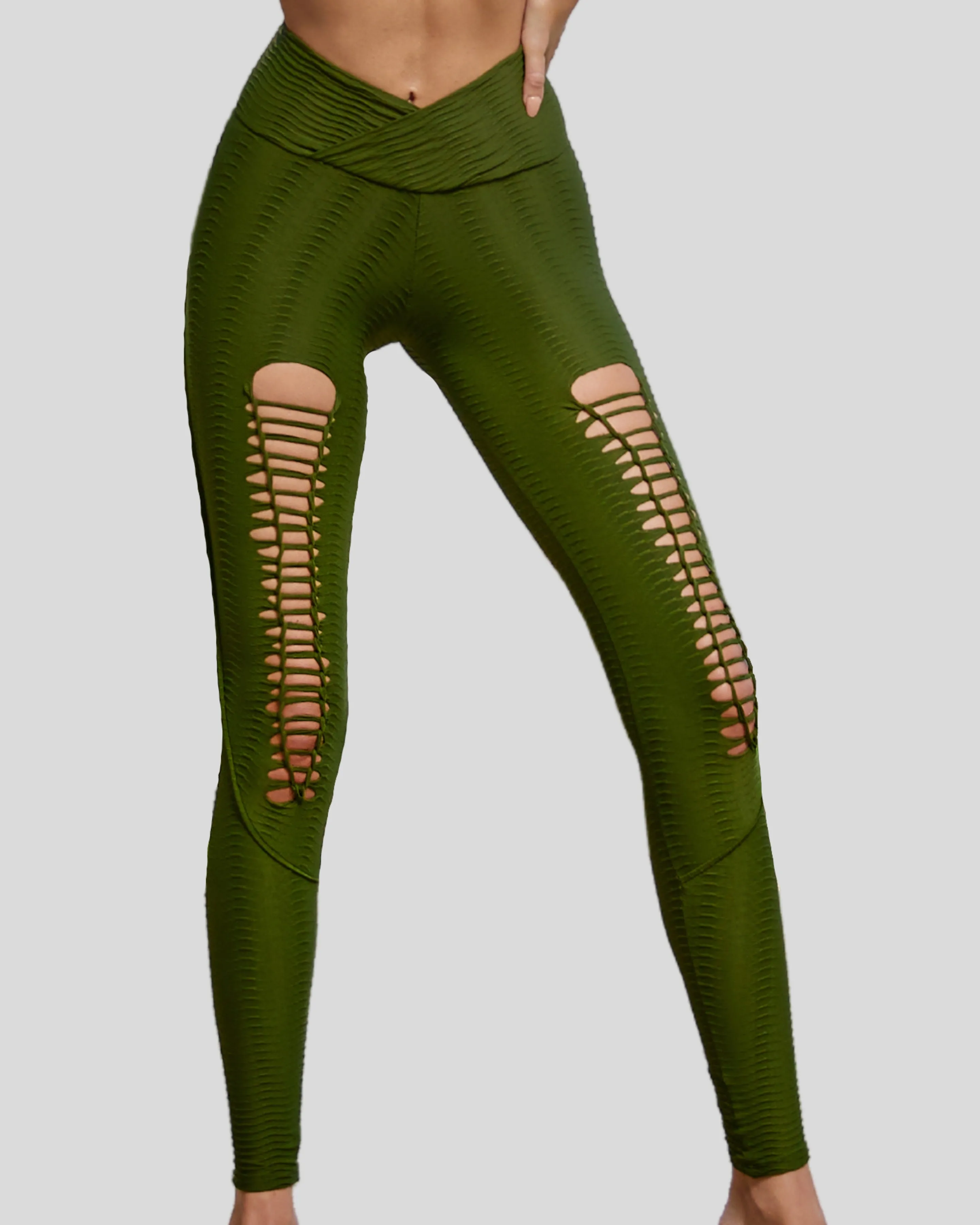 Breathable Fit Design Legging Wavy Huntington