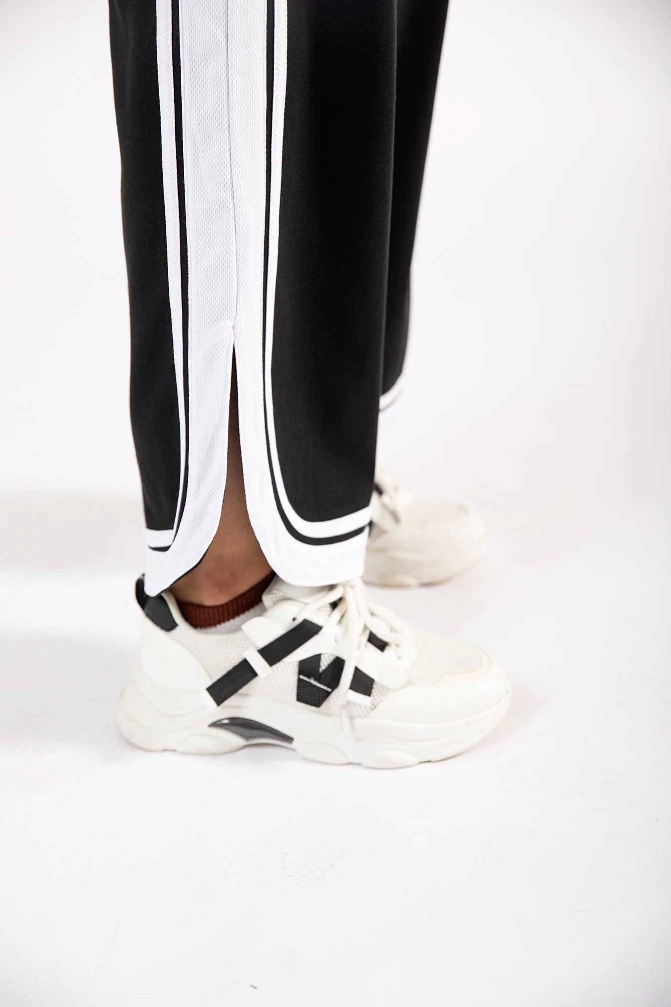Quick Fit Fit For Movement WIDE LEG TROUSERS WITH CONTRASTING DETAIL