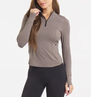 Urban Chic goes with sandals Performa Fitted Half-Zip