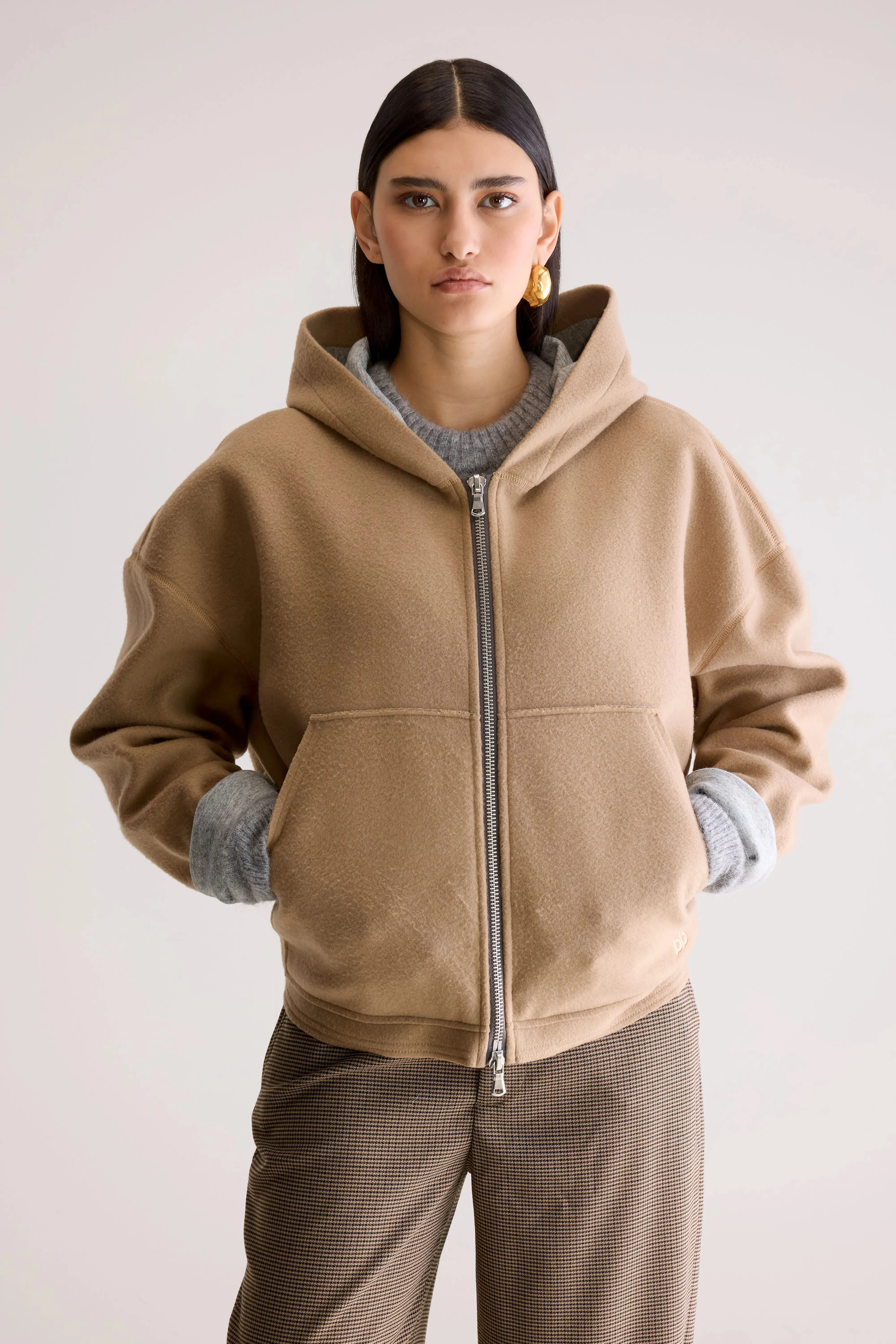 Fannel hooded sweatshirt (252 / W / SOIL) Functional Style