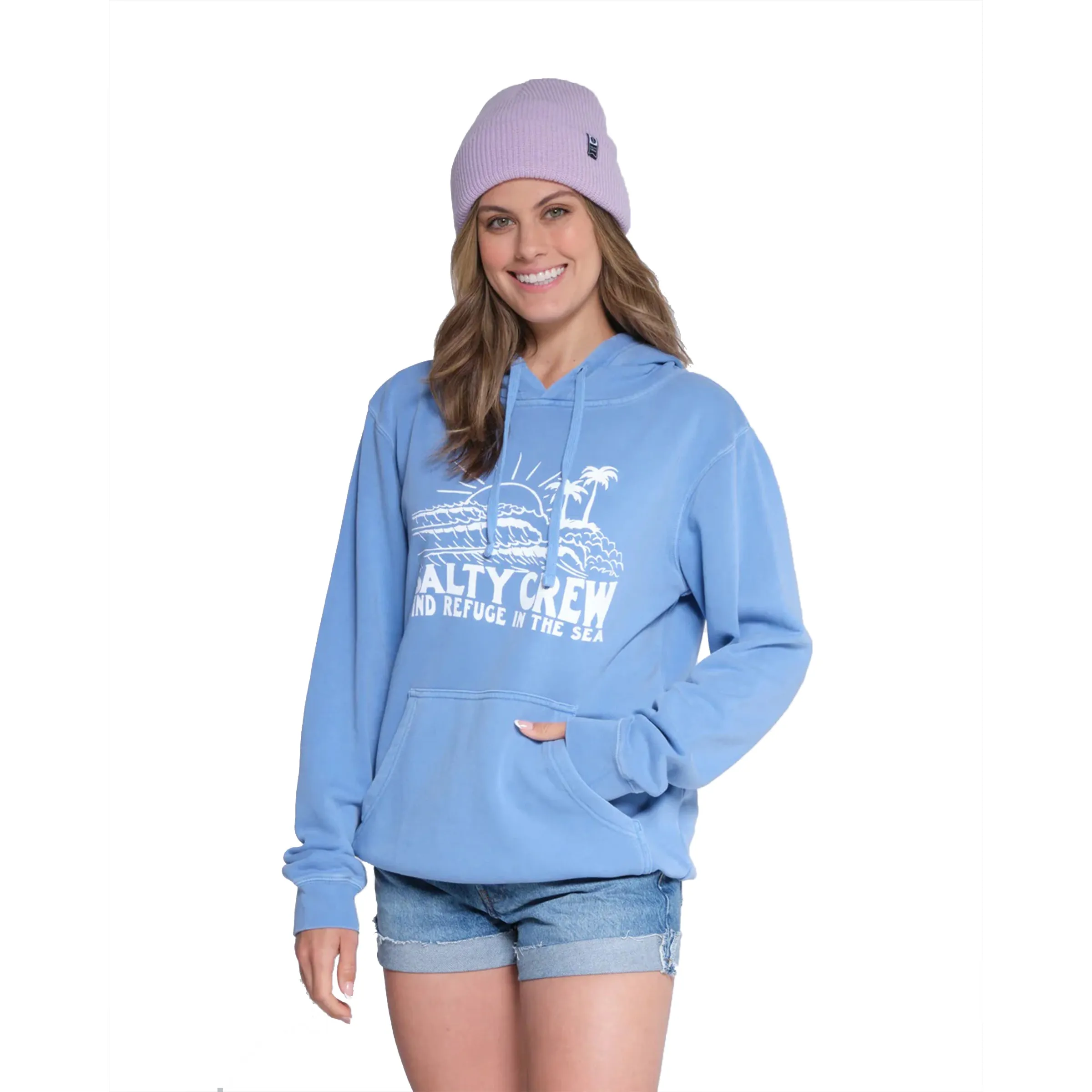 Shore Break Boyfriend Hoody - Marina Blue product budget friendly