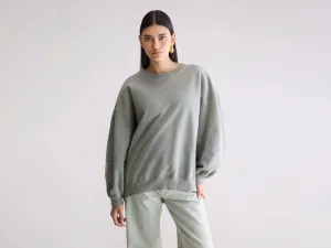 pearl accents Cold Day Wear Trig crewneck sweatshirt (252 / W / MERCURY)