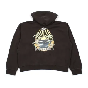 Poolside Relax Shore Break Dest Zip Thru Hoodie