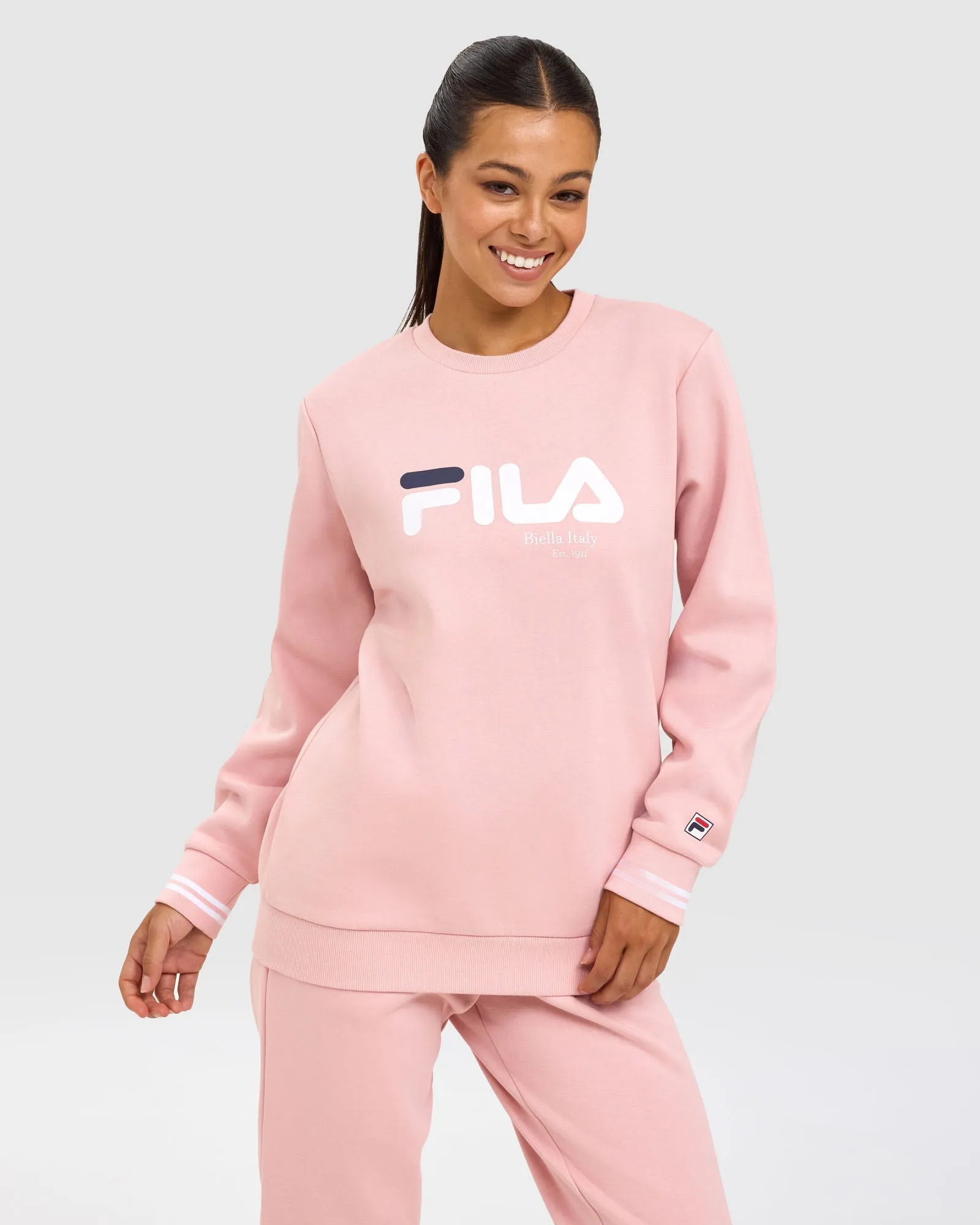 Timeless Layer Fila Unisex Florence Pink Sweatshirt