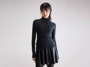 Active Wearable Flawy turtle neck t-shirt (252 / W / OFF BLACK)