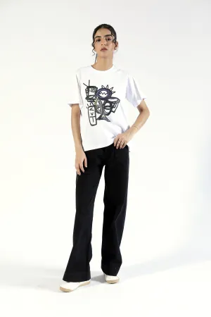 GRAPHIC REGULAR TEE Comfortable Pants Trend Glow