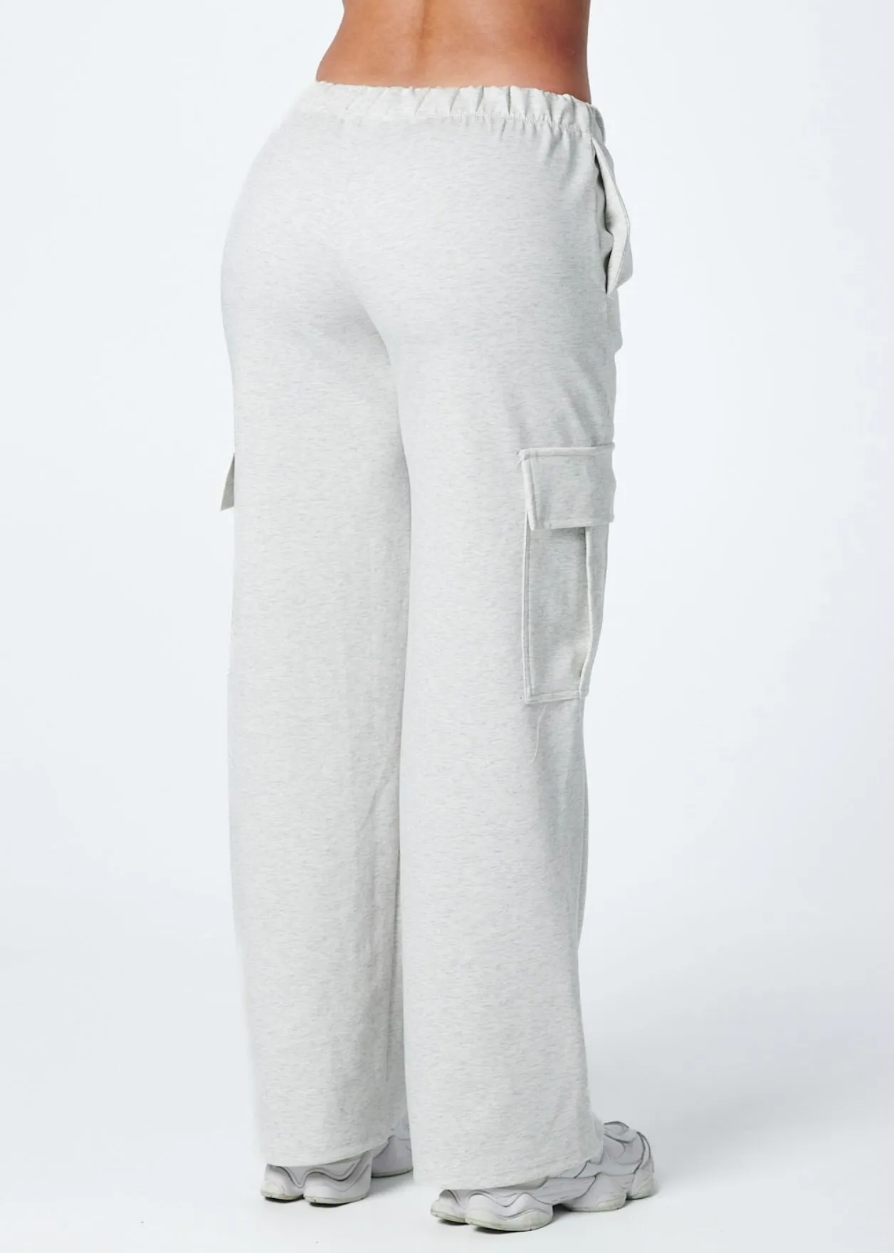 UltraSoft Texture CARGO TRACKPANTS - MARL