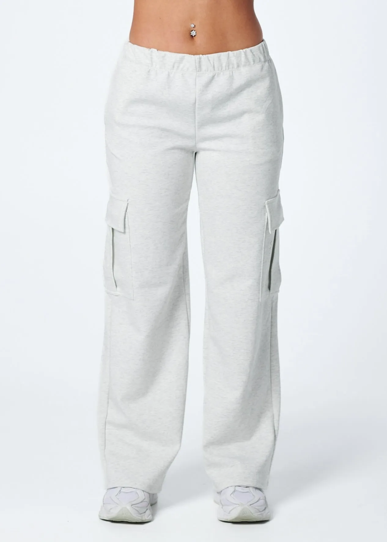 CARGO TRACKPANTS - MARL Free Shape NonRestrictive Movement