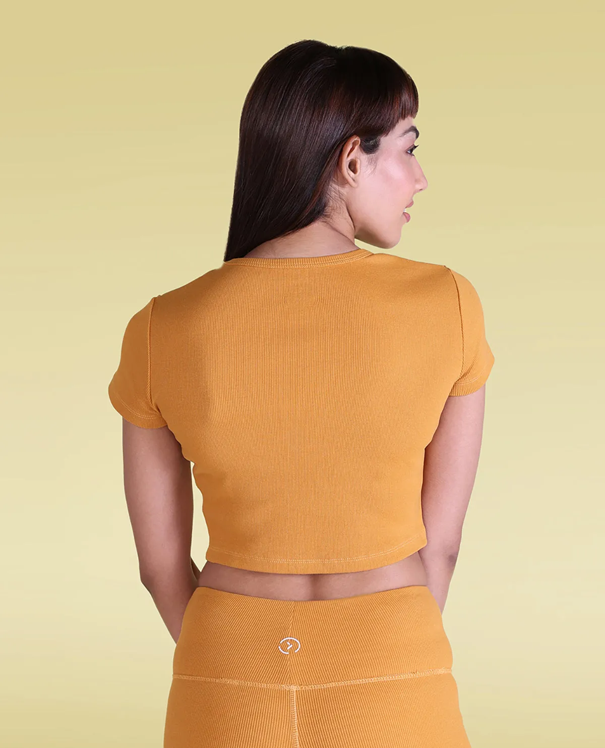 Tagless Comfort kids' Cotton Ribbed Yoga Top