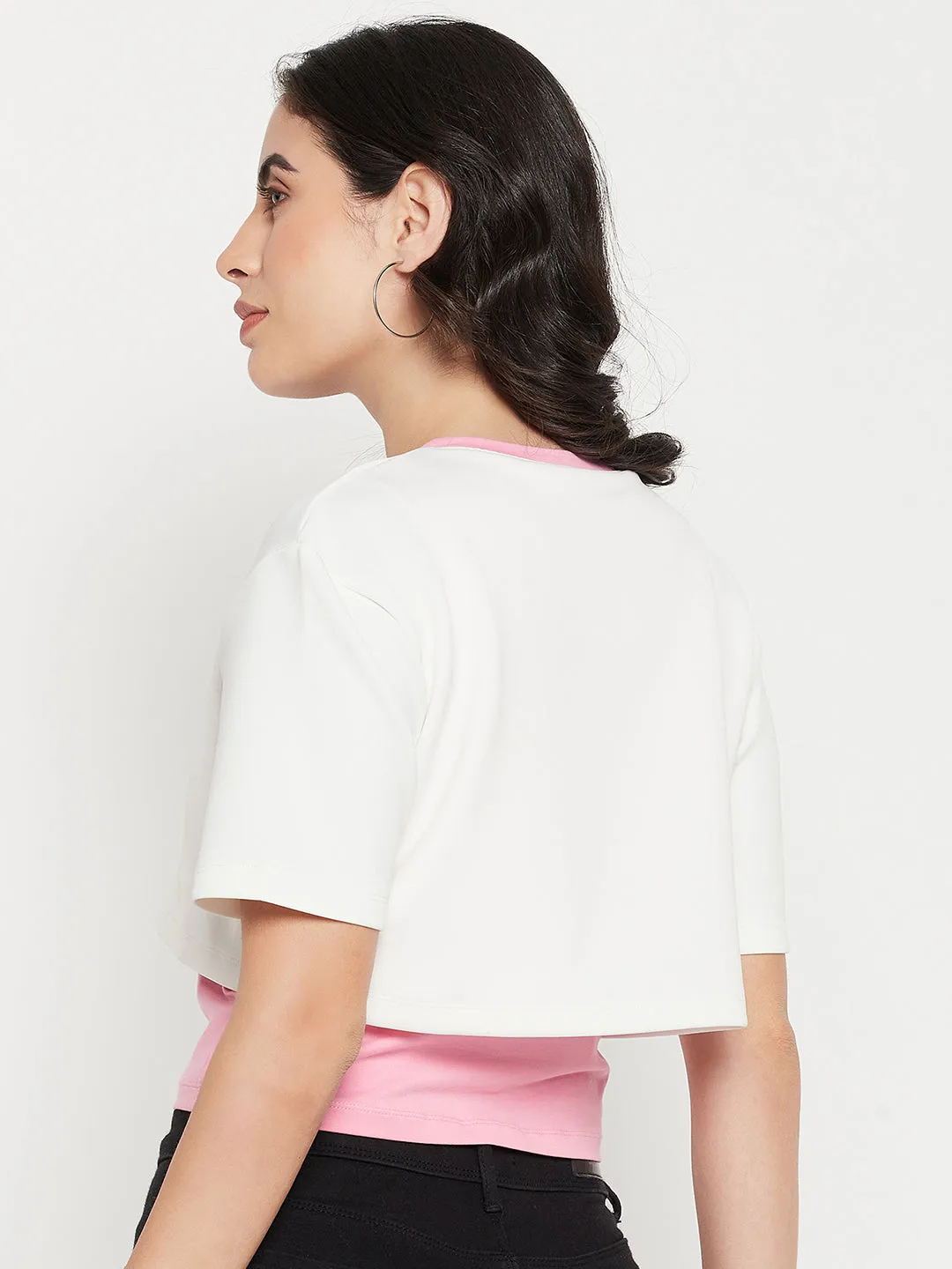 WindproofInterior Outdoor Wear Madame White Graphic Top
