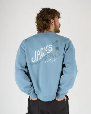 Bobber Heavyweight Crewneck - Blue Soft Comfort product mass production efficiency