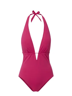 Anti Slip Straps Travel Essential Elizabeth One Piece Fuchsia