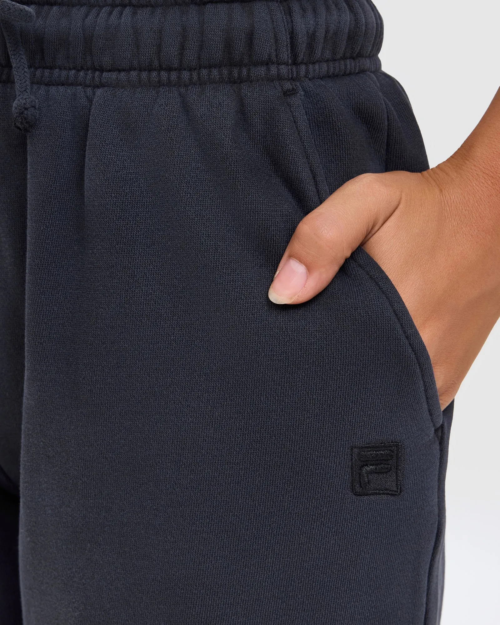 Fila Women's Isabella Black Trackpants Classic Fit Timeless Comfort Wear