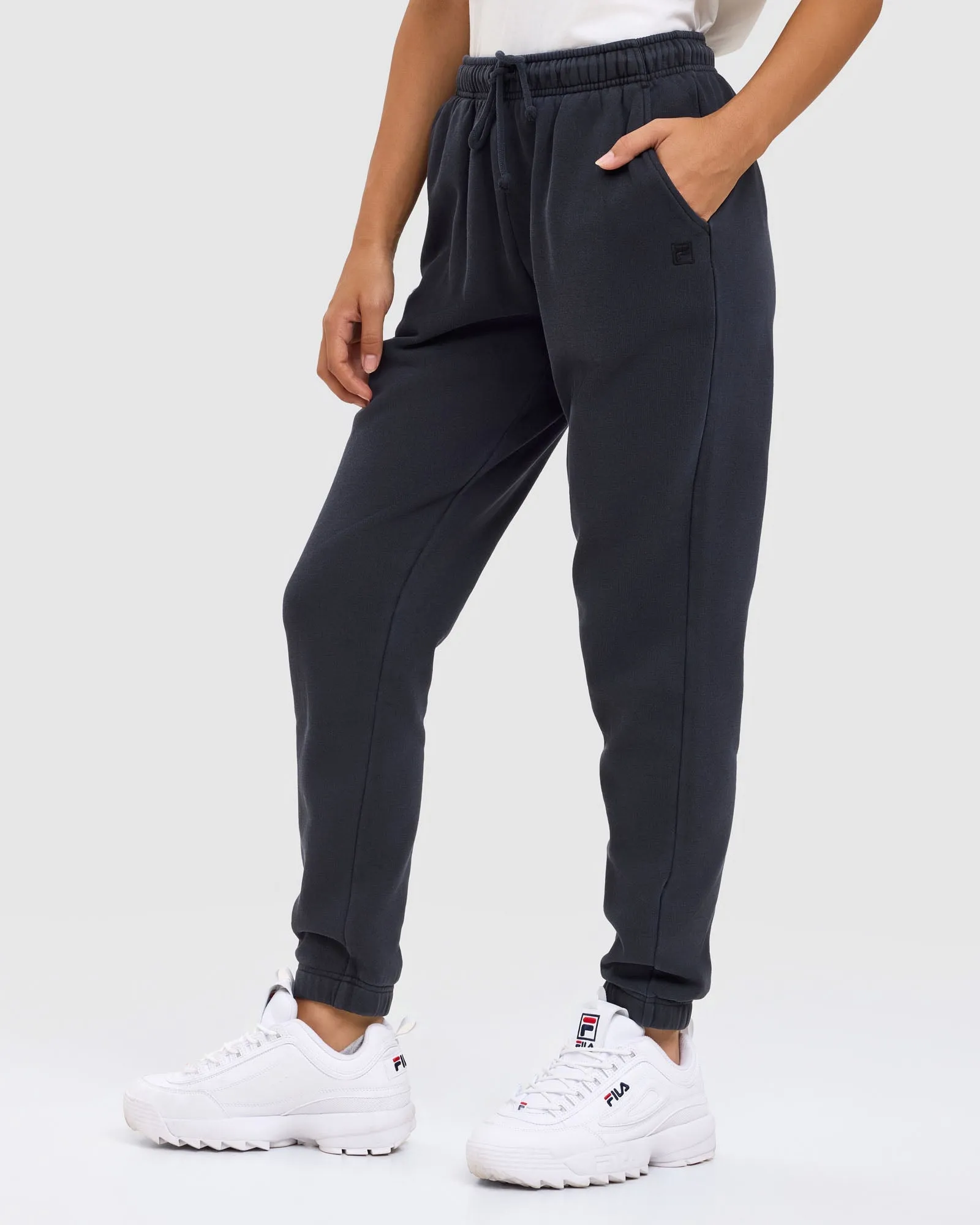 Fila Women's Isabella Black Trackpants Active Fit windproof