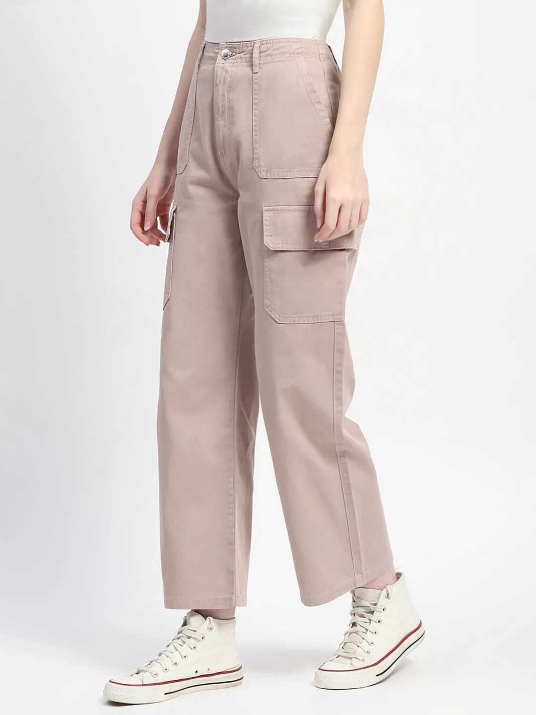 Everyday Essential Madame Relax Fit Khaki Cargo Pants
